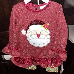 NWT Rare Editions Glittery Red Holiday Dress